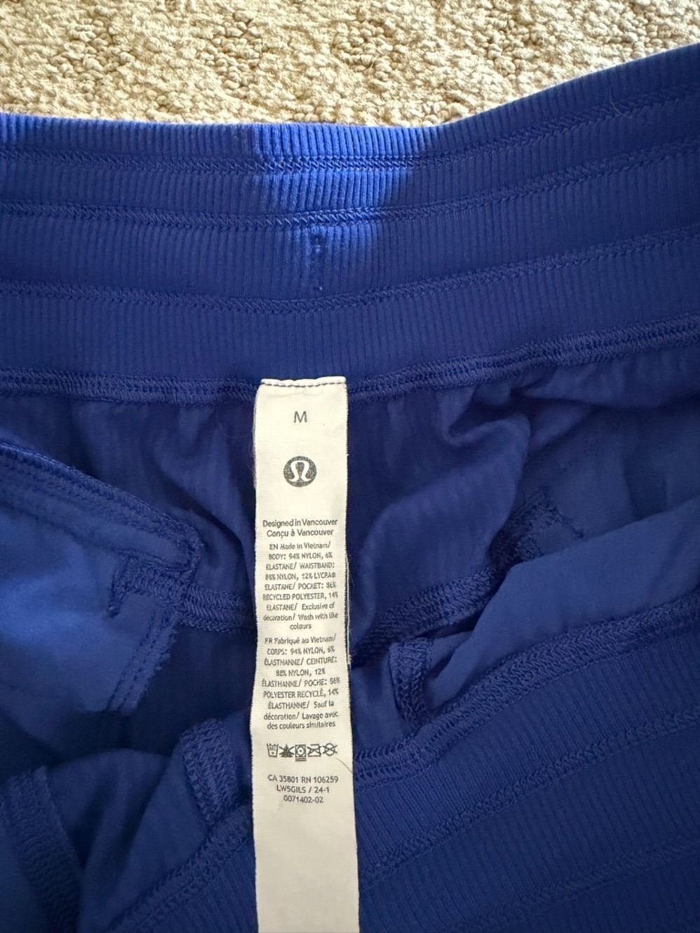 Lululemon Dance Studio Relaxed-Fit Mid-Rise Cargo Pant Larkspur SZ M - Picture 8 of 8